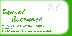 daniel csernoch business card